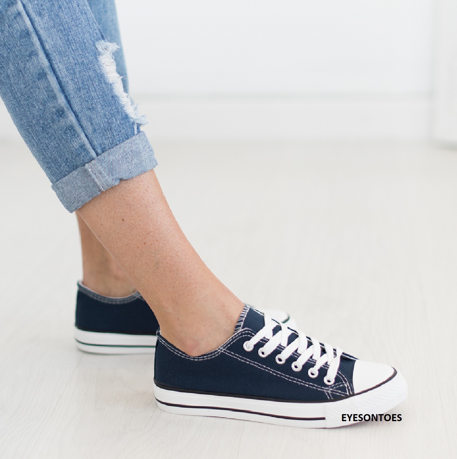 LADIES FLAT CASUAL COMFY FESTIVAL CANVAS PLIMSOLLS WOMENS TRAINERS SHOES SZ 3-8 | eBay